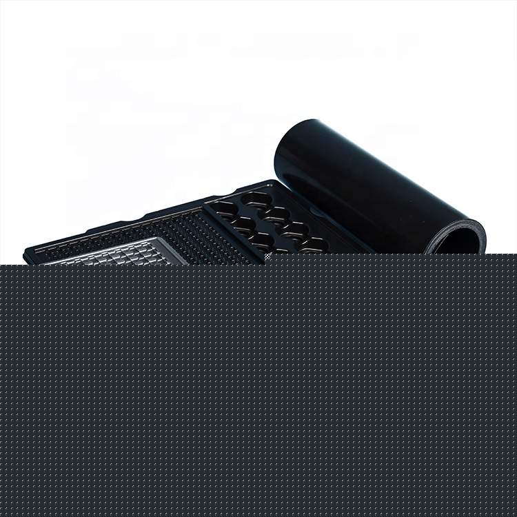  Plastic Black PP Rolls for Electronic Products Packaging Tray-001