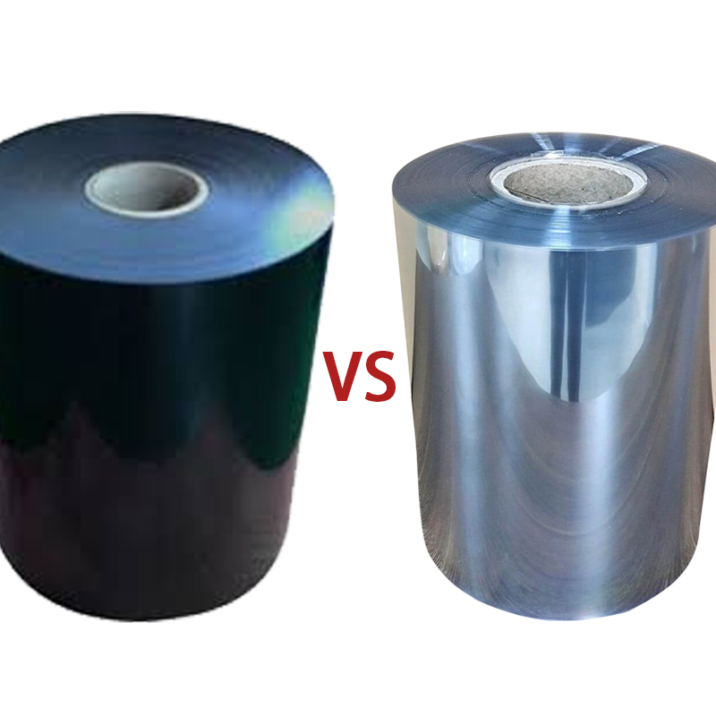 HIPS vs PET Plastic sheet rolls