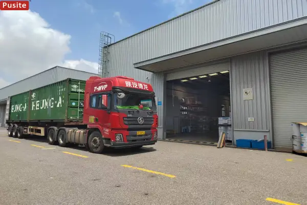Pusite Ships of PET Plastic Rolls to Indonesia